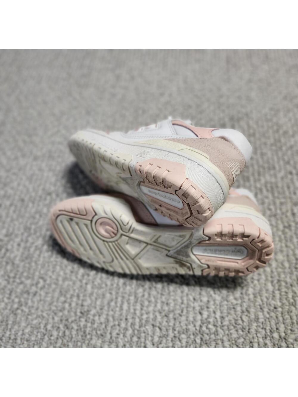 New Balance 550 White and Pink Women's Sneakers Size 6 Lace Up - Picture 7 of 14